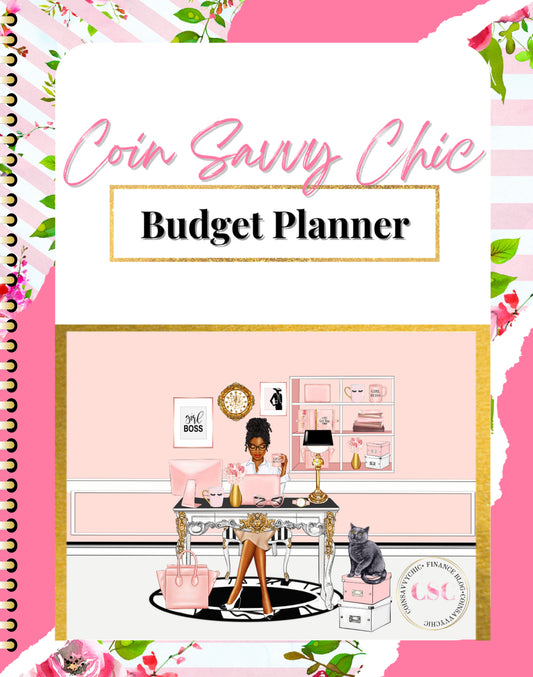 Undated Hyperlinked Monthly Budget Planner